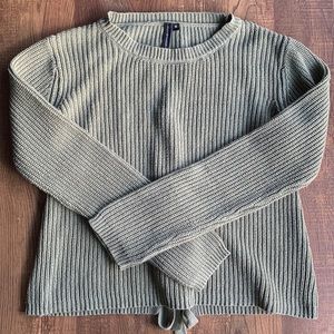 Tie-up Back Sweater